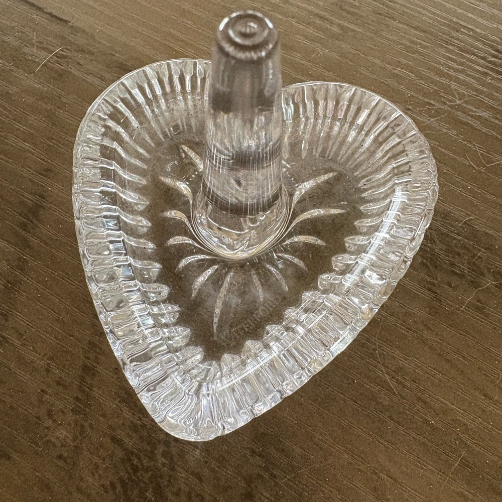 Heart-Shaped Waterford Ring Holder